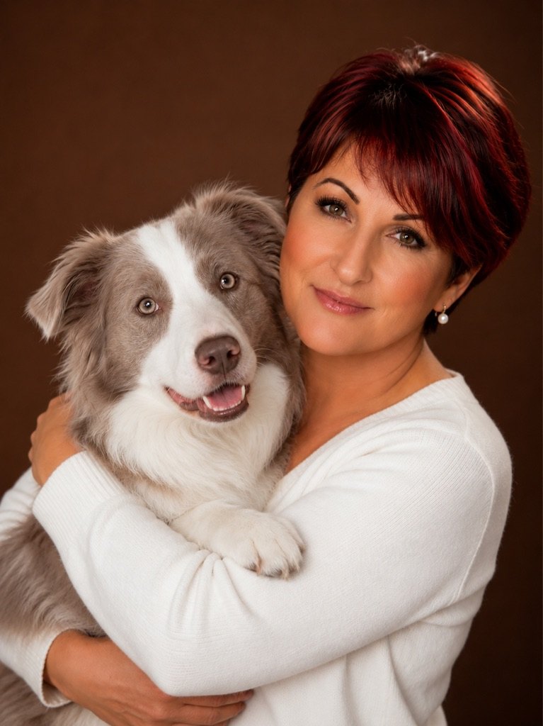 Dr Anne Suse Smith with her border collie Bailey